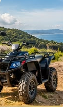 ATV en la playa en Costa Rica — renta de ATVs con Esencia NativaCR